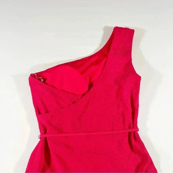 NWT Sea Level Swim Red One Shoulder One Piece - Picture 6 of 10